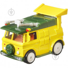 Hot Wheels Teenage Mutant Ninja Turtles Party Wagon Replica Entertainment 1:64 DMC55/GJR50 Yellow