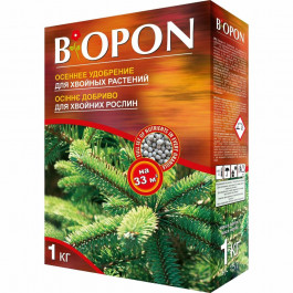 Biopon Удобрение гранулированное для хвойных растений осеннее 1 кг (5904517082779)
