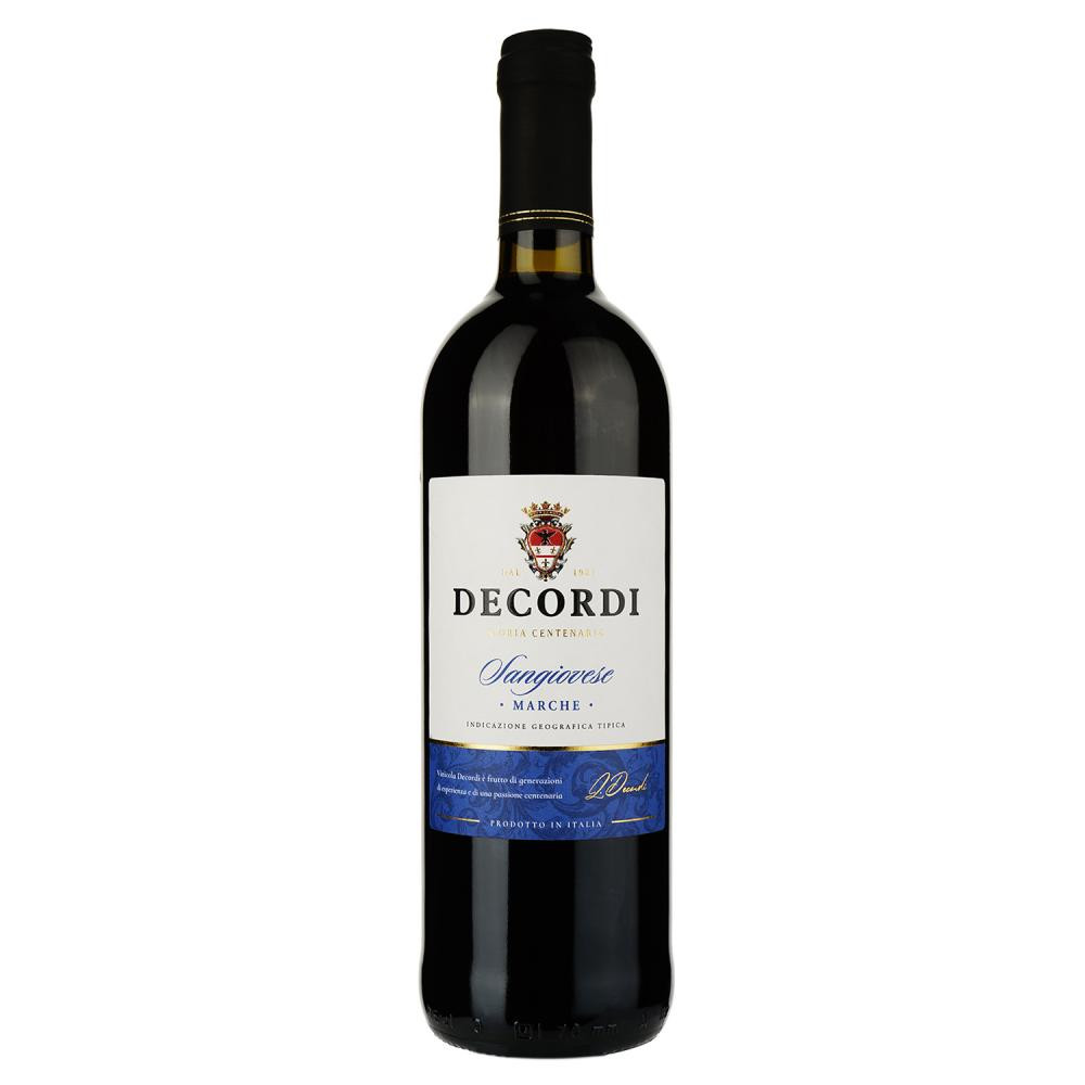 Decordi Вино  Sangiovese червоне сухе 0.75 л 11.5% (8008820142735) - зображення 1