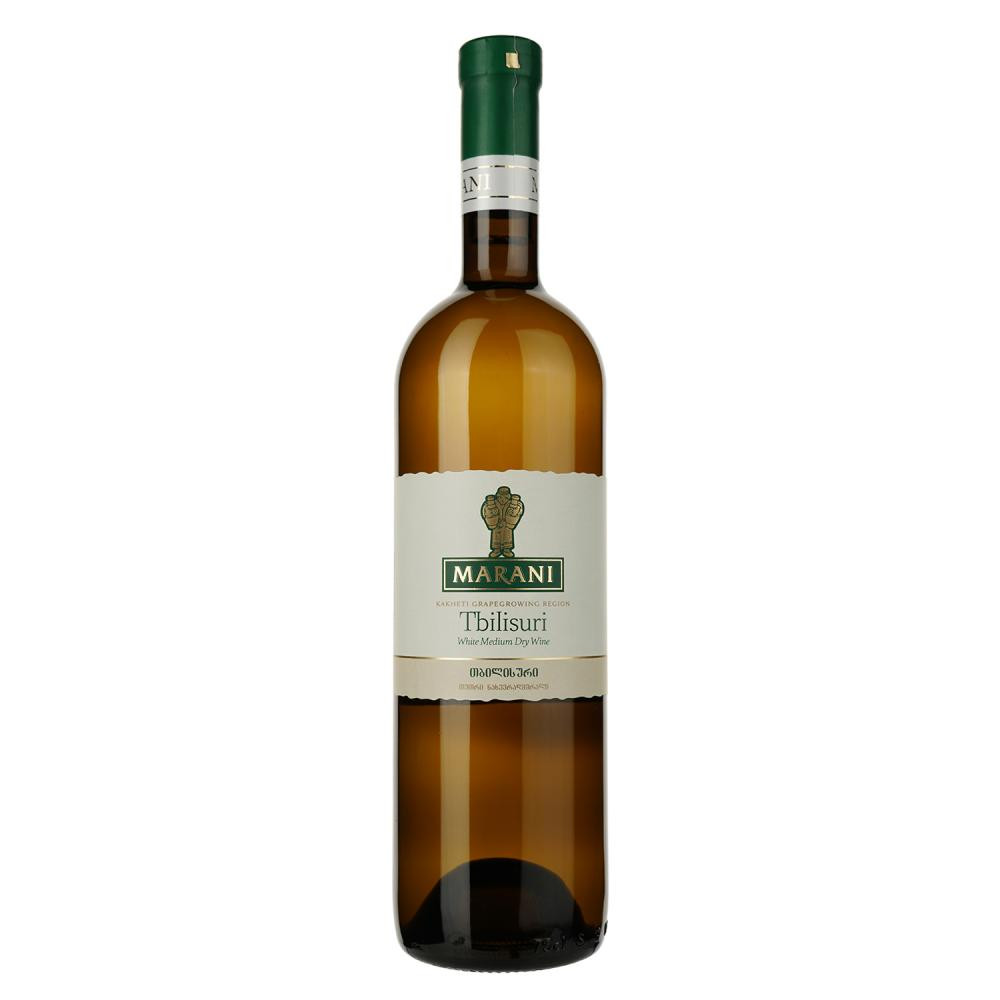 Marani Вино Марани Тбилисури белое полусухое 0.75 л 12% (4867616020039) - зображення 1