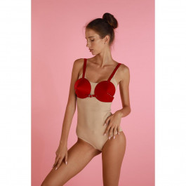 Loveshop Бюстгалтер - конус "L27" RED, ручна робота, червоний (F61623)