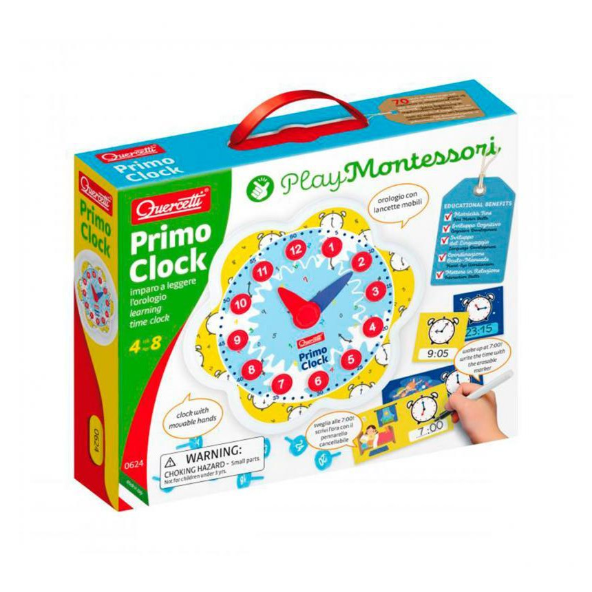 Quercetti Play Montessori Первые Часы (0624-Q) - зображення 1