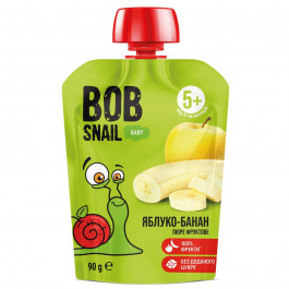 Bob Snail Пюре фруктовое Pouch Яблоко-Банан, 90 г