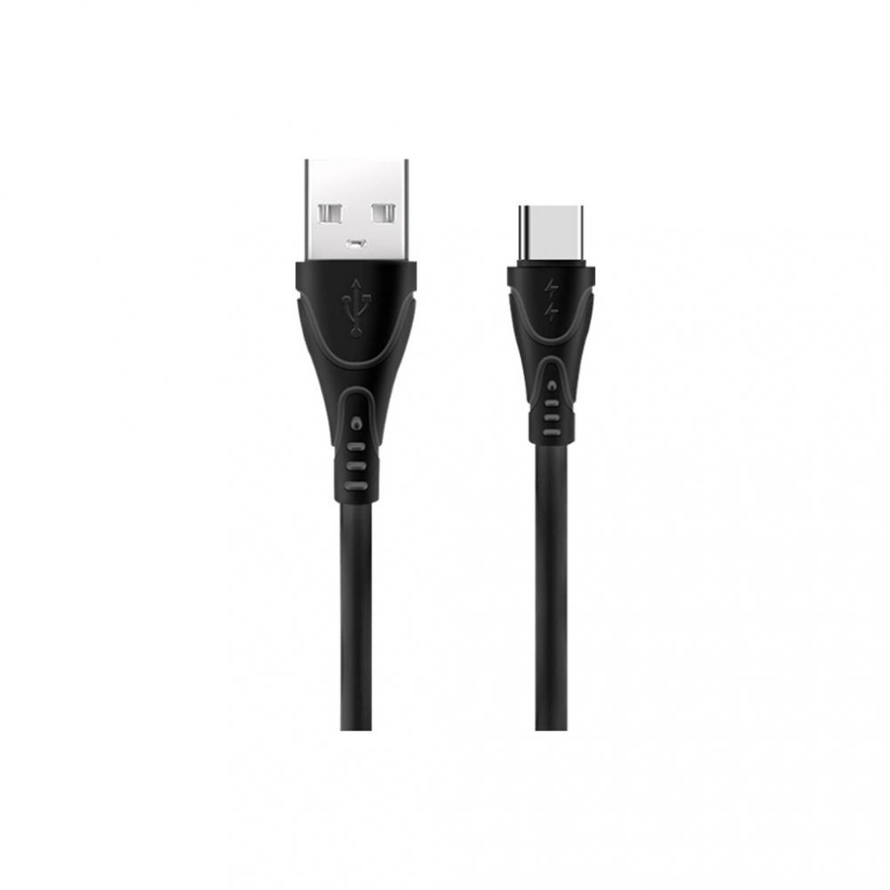 XoKo SC-112a USB Type-C 1m Black (XK-SC-112a-BK) - зображення 1