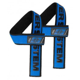 Power System Double Lifting Straps (PS-3401_Black/Blue)