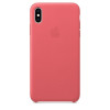 Apple iPhone XS Max Leather Case - Peony Pink (MTEX2) - зображення 1