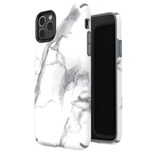 Speck iPhone 11 Pro Max Presidio Inked Carraramarble Matte/Grey (1300308529) - зображення 1