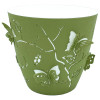 Alya Plastik Горщик для квітів 3D 5,3 л темно-зелений (10367) - зображення 1