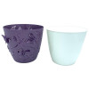 Alya Plastik Горщик для квітів 3D 5,3 л темно-фіолетовий (10368) - зображення 4