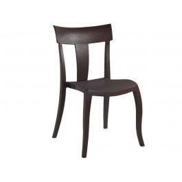 Papatya Toro-S rattan стул, темно-коричневый (2194)