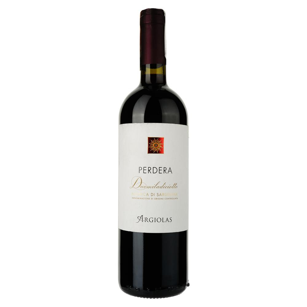 Argiolas Вино  Perdera, червоне, сухе, 13,5%, 0,75 л (35309) (8010544320757) - зображення 1