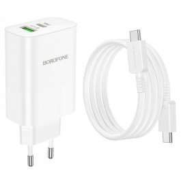 Borofone BN10 Sunlight 22.5W Type-C to Type-C cable White