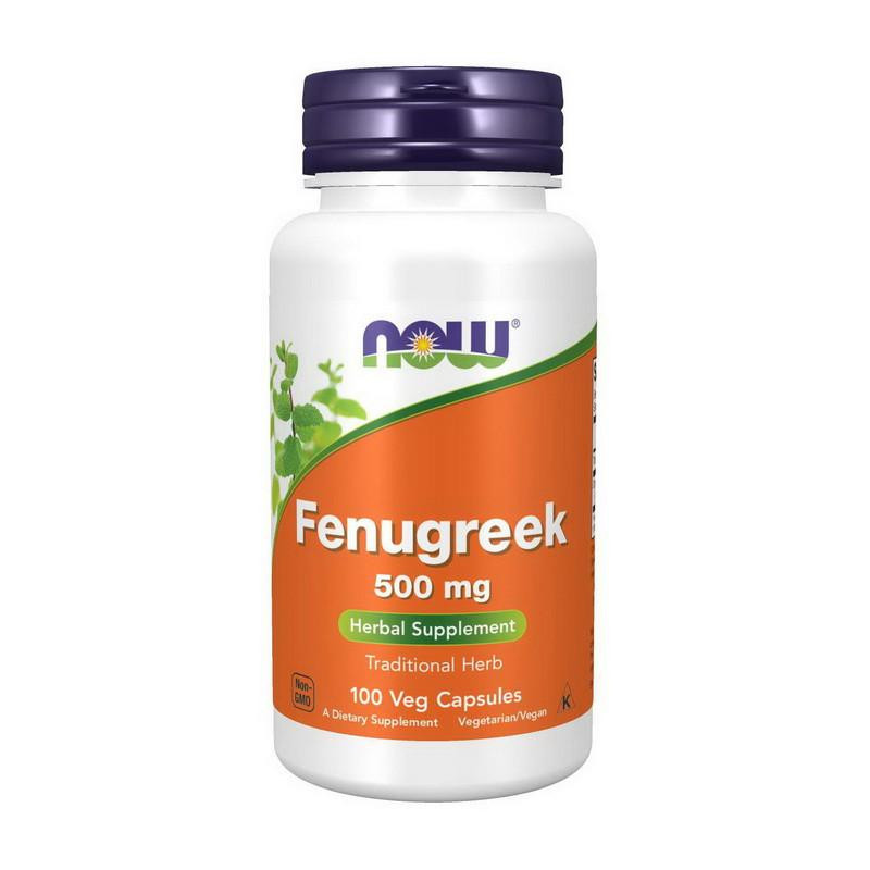 Now Fenugreek 500 mg (100 veg caps) - зображення 1