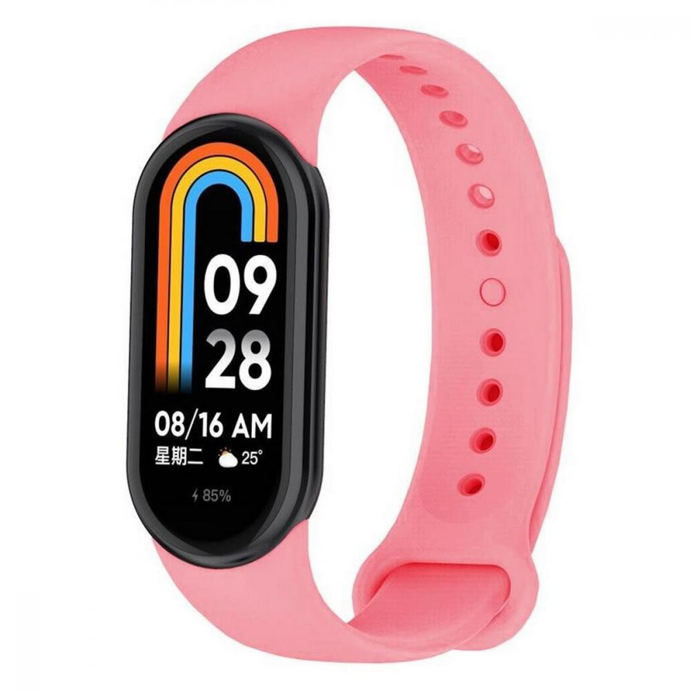 BeCover Силіконовий ремінець  для Xiaomi Mi Smart Band 8 Rose Red (709410) - зображення 1