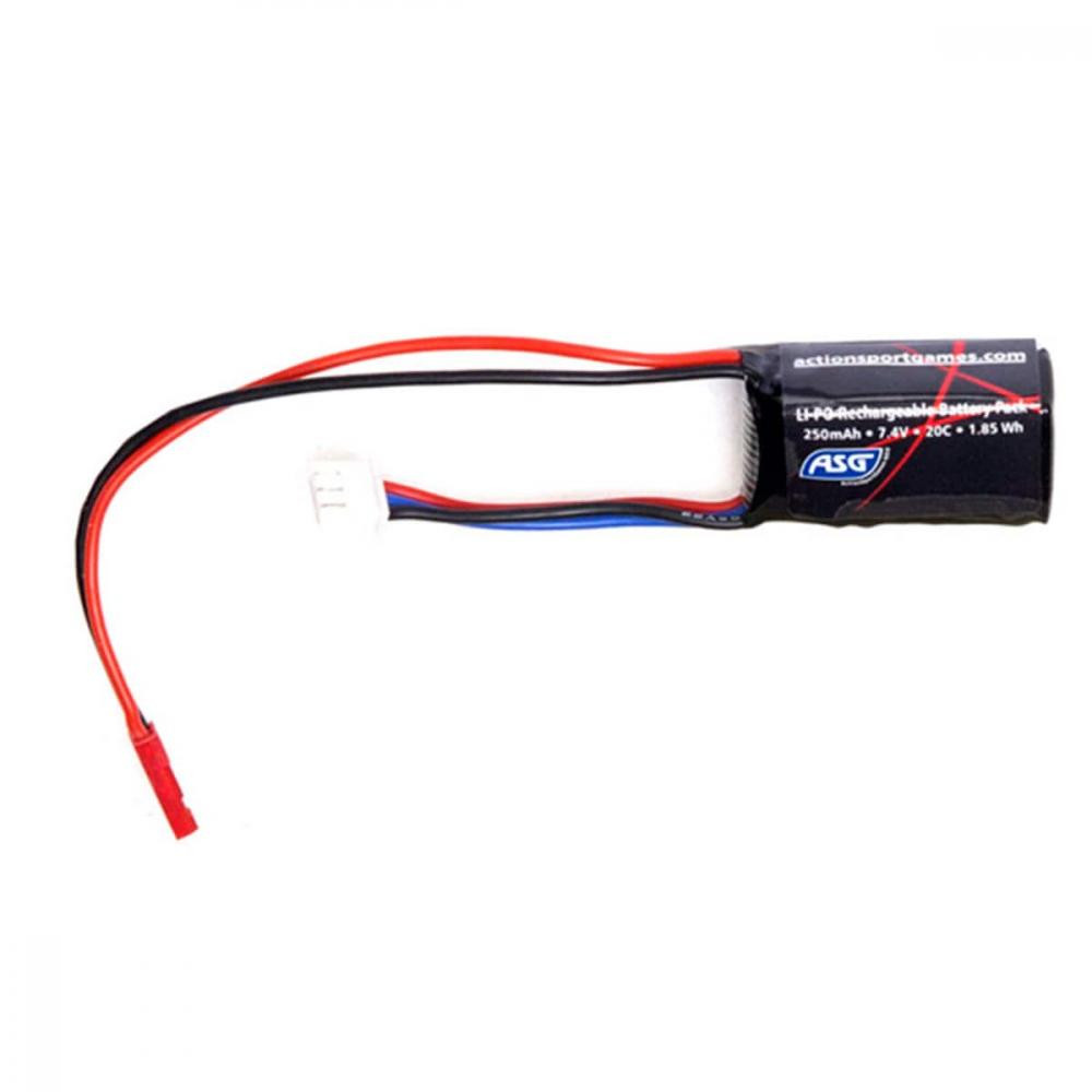 ASG Акумулятор  LiPo 7.4 V 250 mAh 20 C для контролерів HPA (18780) - зображення 1