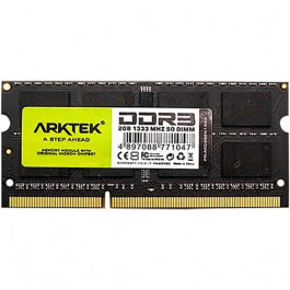 ARKTEK 2 GB SO-DIMM DDR3 1333 MHz (AKD3S2N1333)