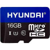 Hyundai 16 GB microSDHC class 10 UHS-I + SD Adapter SDC16GU1 - зображення 1