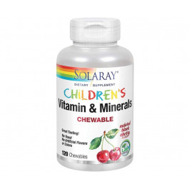 Solaray Kids Vitamins & Minerals 120 chewable