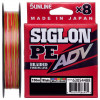 Sunline Siglon PE X8 / multicolor / #2.0 / 0.242mm 150m 15.5kg - зображення 1