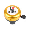  Дзвінок DN BL-005 I love my bike Золотий (BL-005-gold) - зображення 1