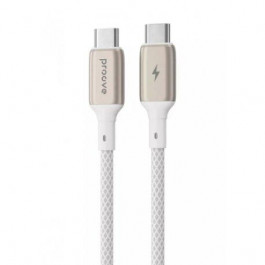 Proove Cable USB-C to USB-C Dense Metal 60w 1m White (CCDM60002202)