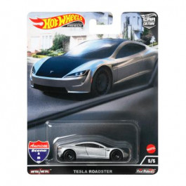   Hot Wheels Tesla Roadster American Scene 1:64 HCK02 Metallic Silver