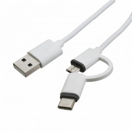 Patron USB 2.0 AM to Micro 5P + Type-C 1.0m (CAB-PN-MIC-TYPE-C-1M)