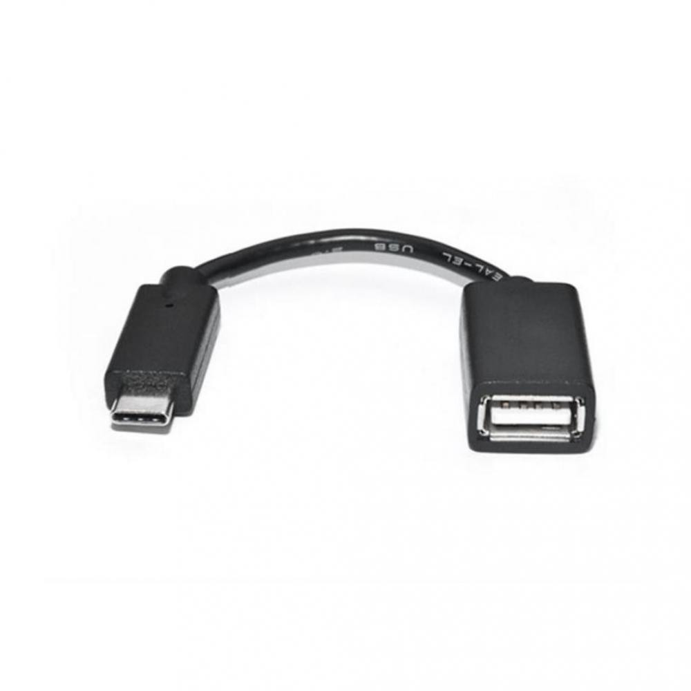REAL-EL OTG USB 2.0 AF to Type-C 0.1m (EL123500030) - зображення 1