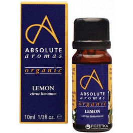 Absolute Aromas Масло эфирное Лимон органическое 10 мл (0800783011107)