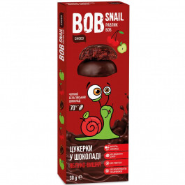 Bob Snail Конфеты BobSnail яблоко-вишня-бельгийский черный шоколад 30 г (4820219341291)