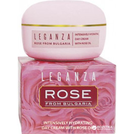 Leganza Интенсивный дневной крем  Rose from Bulgaria увлажняющий с розовым маслом 45 мл (3800010525213)