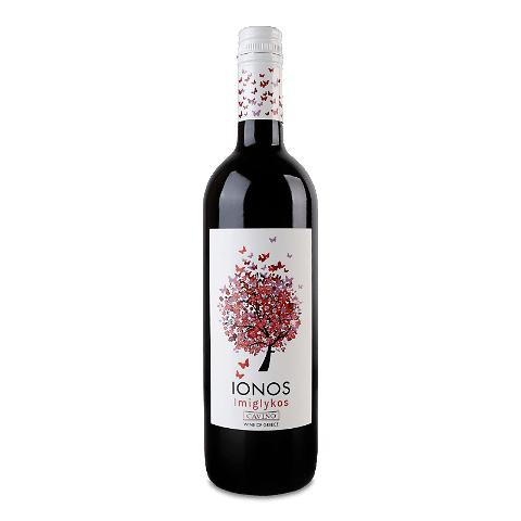 Cavino Вино червоне напівсолодке  Ionos Imiglikos, 0,75 л (5201015011622) - зображення 1