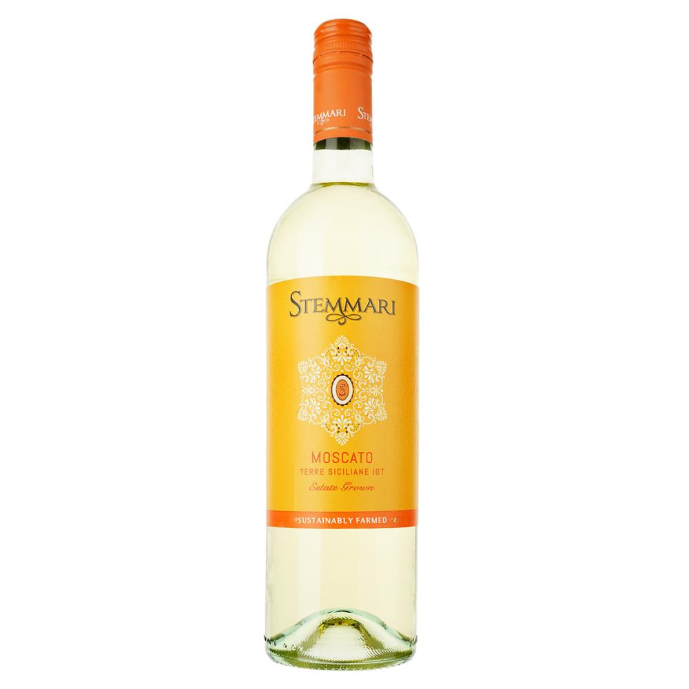 Stemmari Вино  Moscato IGT біле напівсолодке 0,75л 8,5% (854559000062) - зображення 1