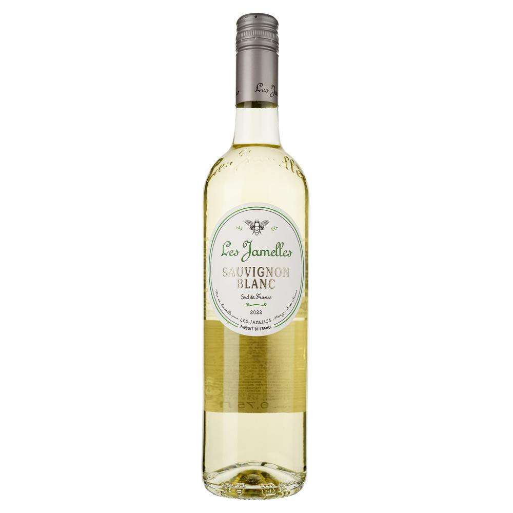 Les Jamelles Вино  Sauvignon Blanc White, 0,75 л (3525490010119) - зображення 1