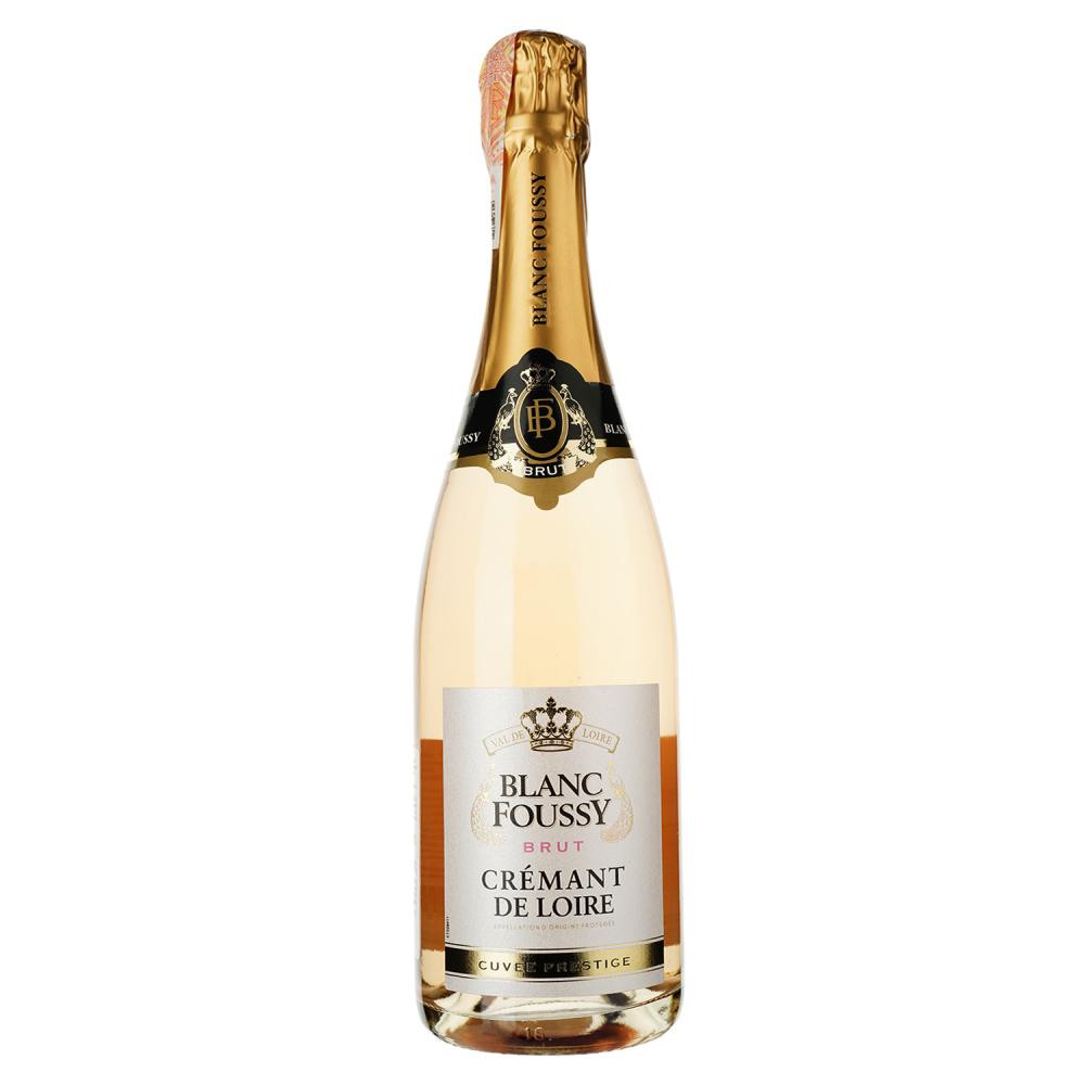 LaCheteau Вино ігристе Blanc Foussy Cremant de Loire Brut Rose, 0,75 л (3483827180006) - зображення 1