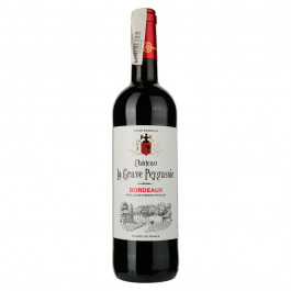 GVG Вино  Chateau La Grave Peygassie Bordeaux, червоне сухе, 0.75л (3429671945163)