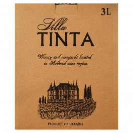 Villa Tinta Вино  Мерло, червоне, сухе, 12-13%, 3 л (8000019387895)