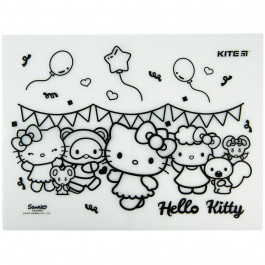 Kite Підкладка настільна  силіконова розмальовка Hello Kitty, 30х40см (HK22-424)