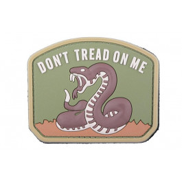 GFC Tactical 3D нашивка GFC Tactical Don't Tread On Me - койот коричневий (1152203520(GFT-30-006390))