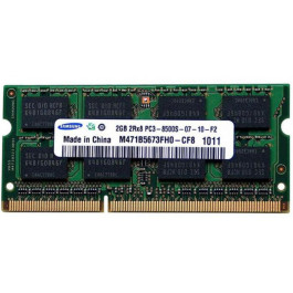   Samsung 2 GB SO-DIMM DDR3 1066 MHz (M471B5673EH1-CF8)