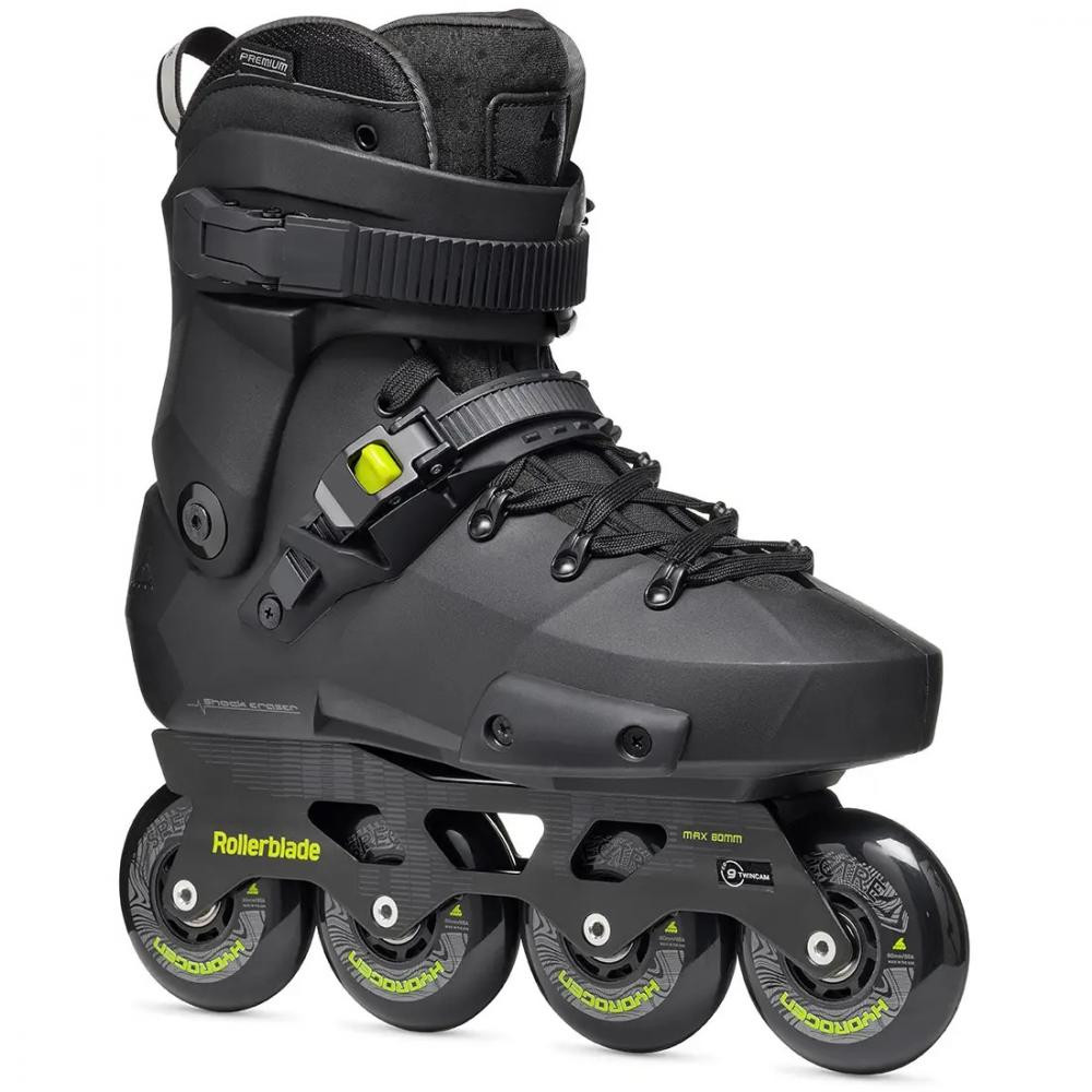 Rollerblade Twister XT / розмір 40.5/41 black/lime (072210001A1 260) - зображення 1