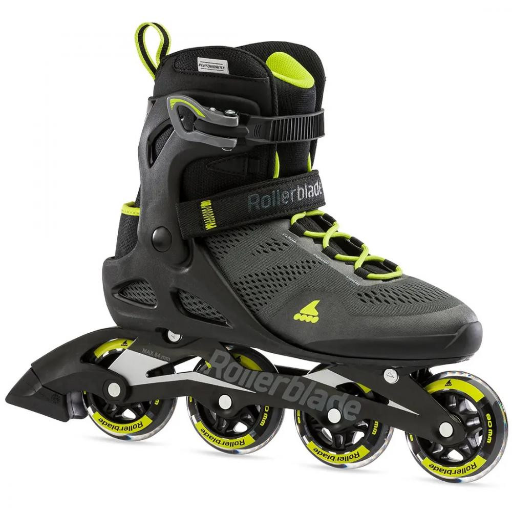 Rollerblade Macroblade 80 / розмір 44.5 black/lime (071006001A1 290) - зображення 1