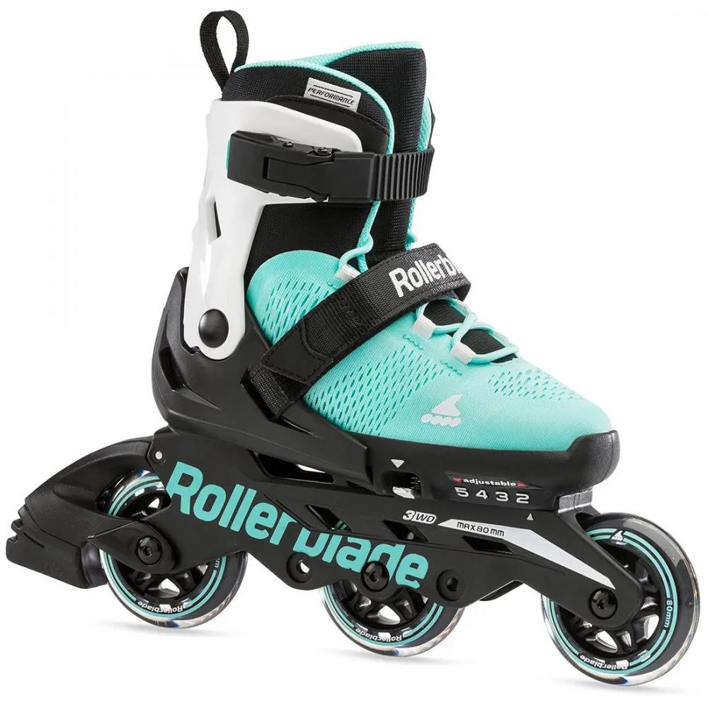 Rollerblade Microblade 3WD / розмір 28-32 aqua/white (072217002V6 28-32) - зображення 1