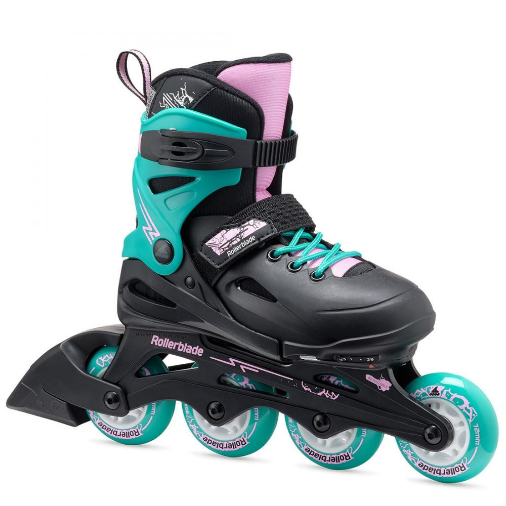 Rollerblade Fury / розмір 29-33 black/sea green (073735003C1 29-33) - зображення 1