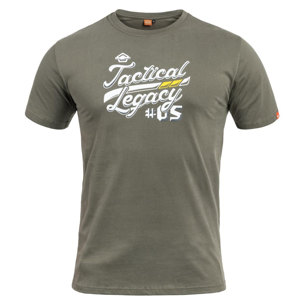 Pentagon Футболка T-Shirt  Ageron "Tactical Legacy" - Olive L - зображення 1