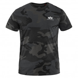 Alpha Industries Футболка T-shirt  Basic Small Logo - Black Camo M