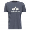 Alpha Industries Футболка T-Shirt  Basic - Grey/Black - зображення 1
