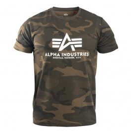   Alpha Industries Футболка T-shirt  Basic - Olive Camo M