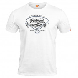 Pentagon Футболка T-Shirt  Ageron "Tactical Mentality" - White XS