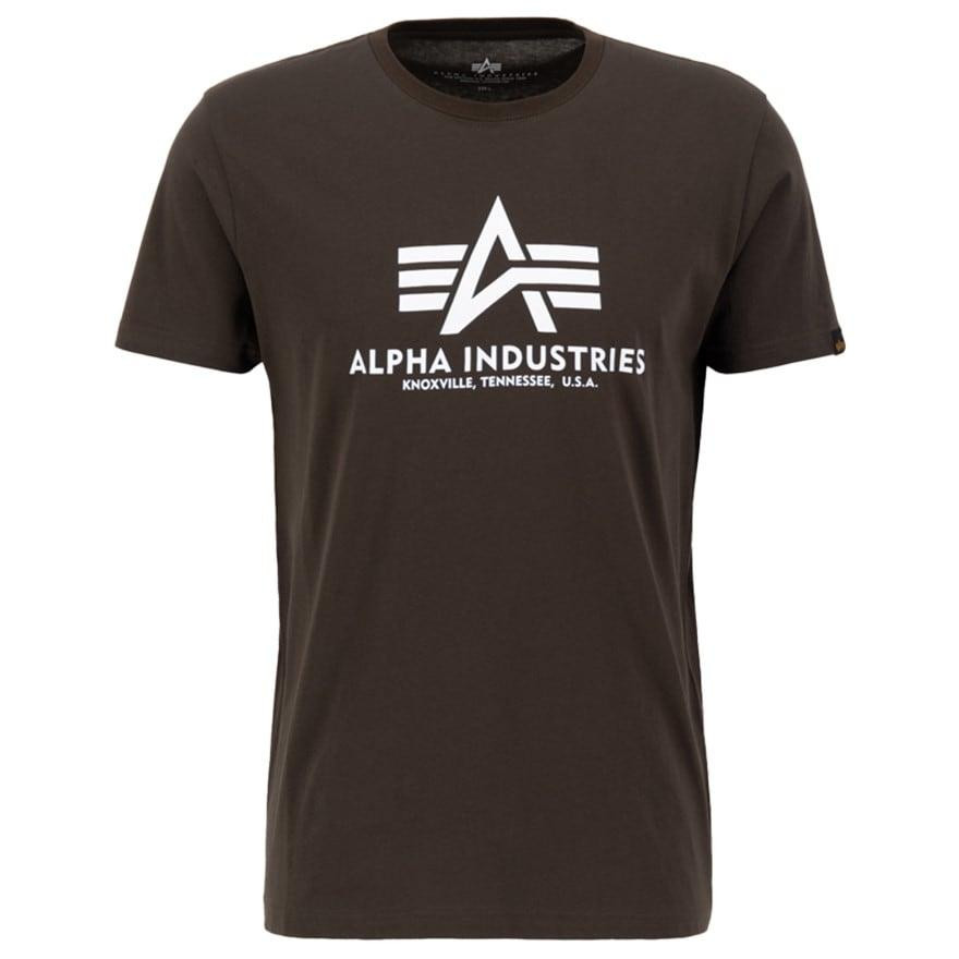 Alpha Industries Футболка T-Shirt  Basic - Black/Olive S - зображення 1